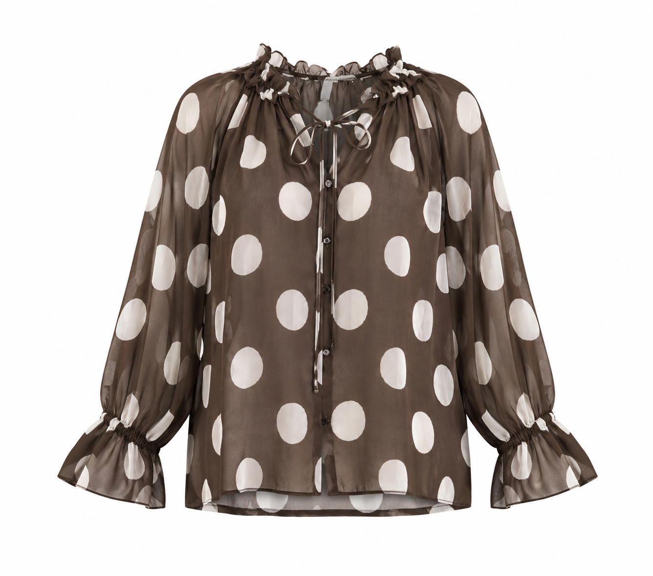 Blouse Dot/ Bruin