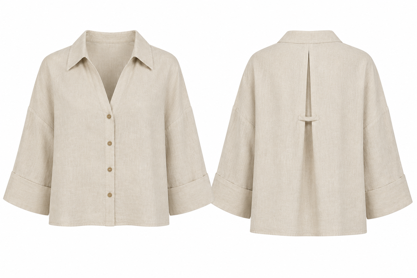 Blouse Linn/ Beige