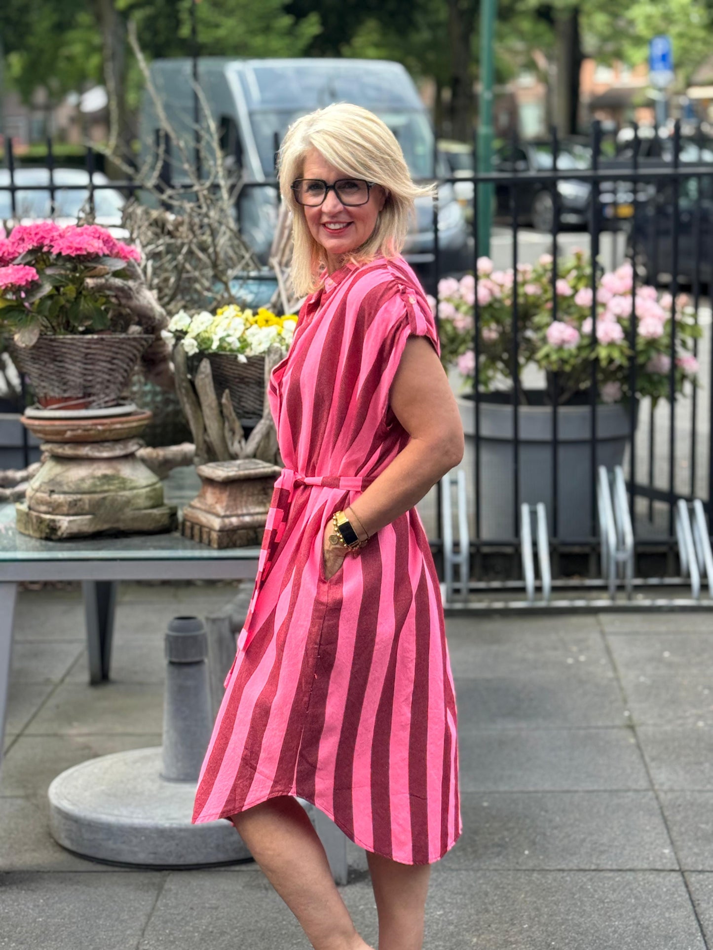 Jurk Sunset Stripe
