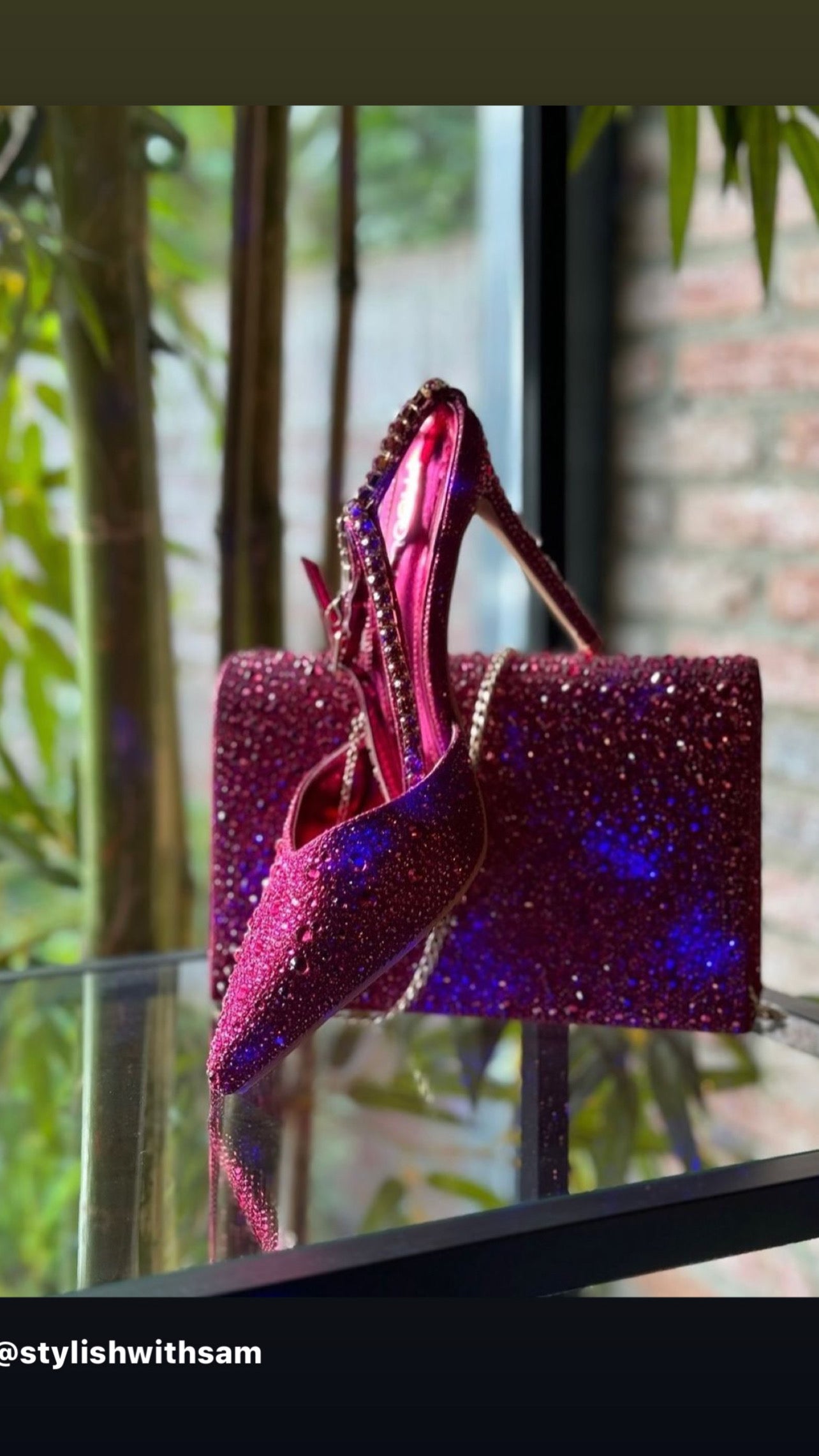 Party Heels & Bag / pink