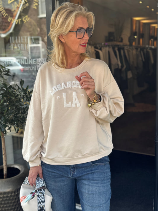 Sweater LA/ Beige