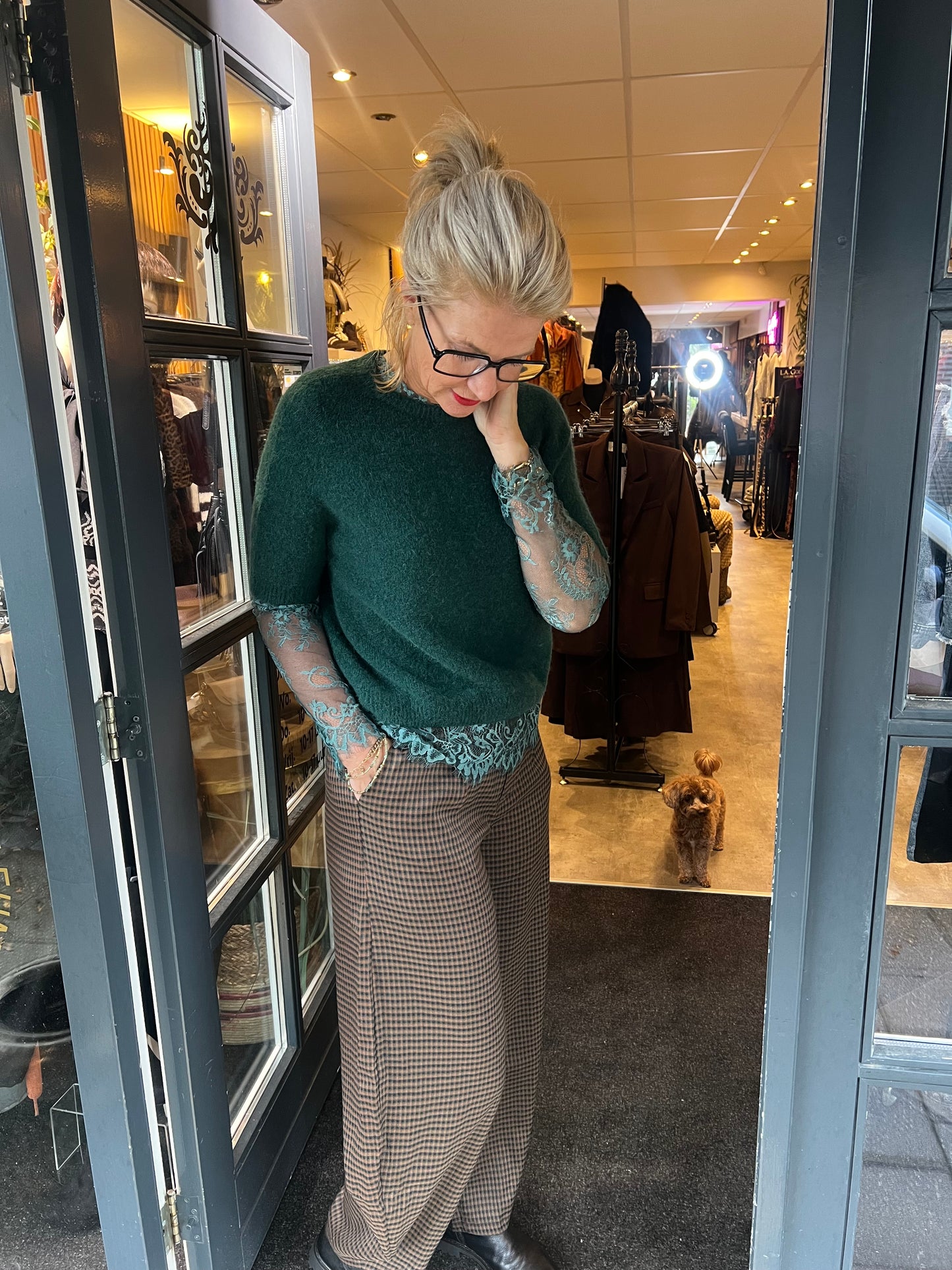 Shirt Lace / Flessen Groen