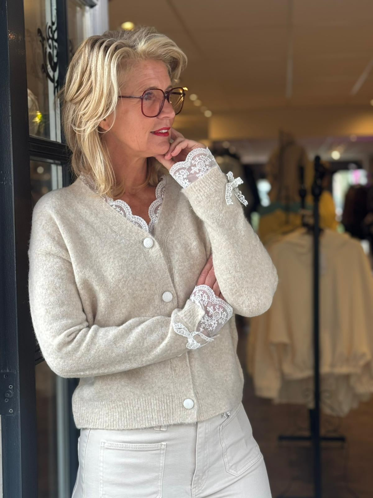 Vest Elegante/ Beige