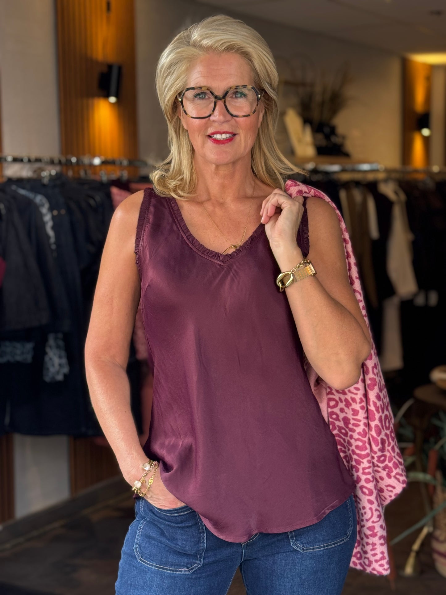 Top Silky Glow/ Aubergine