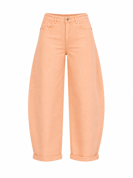 Barrel Jeans / abrikoos