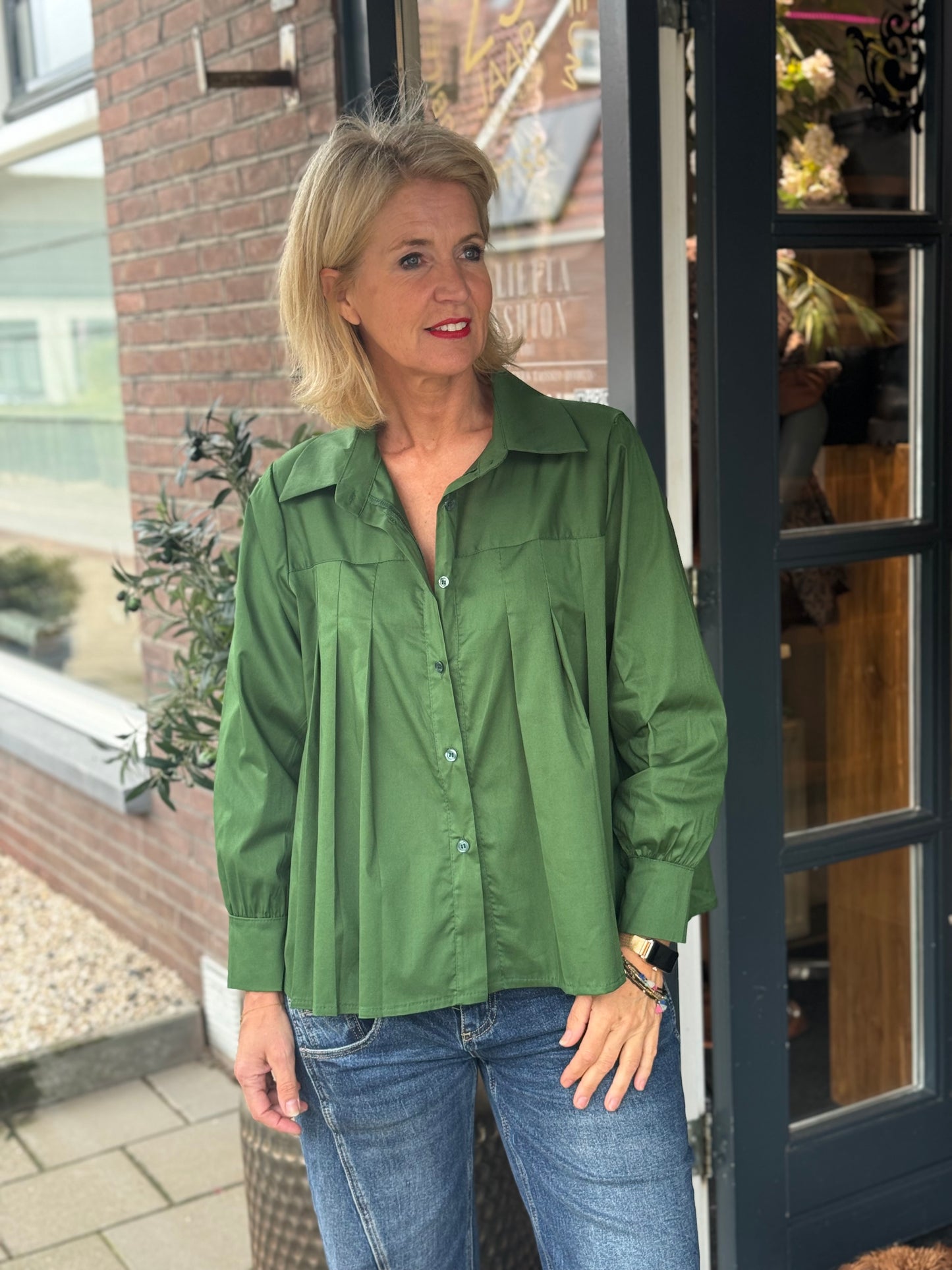 Blouse Sofi/ Green