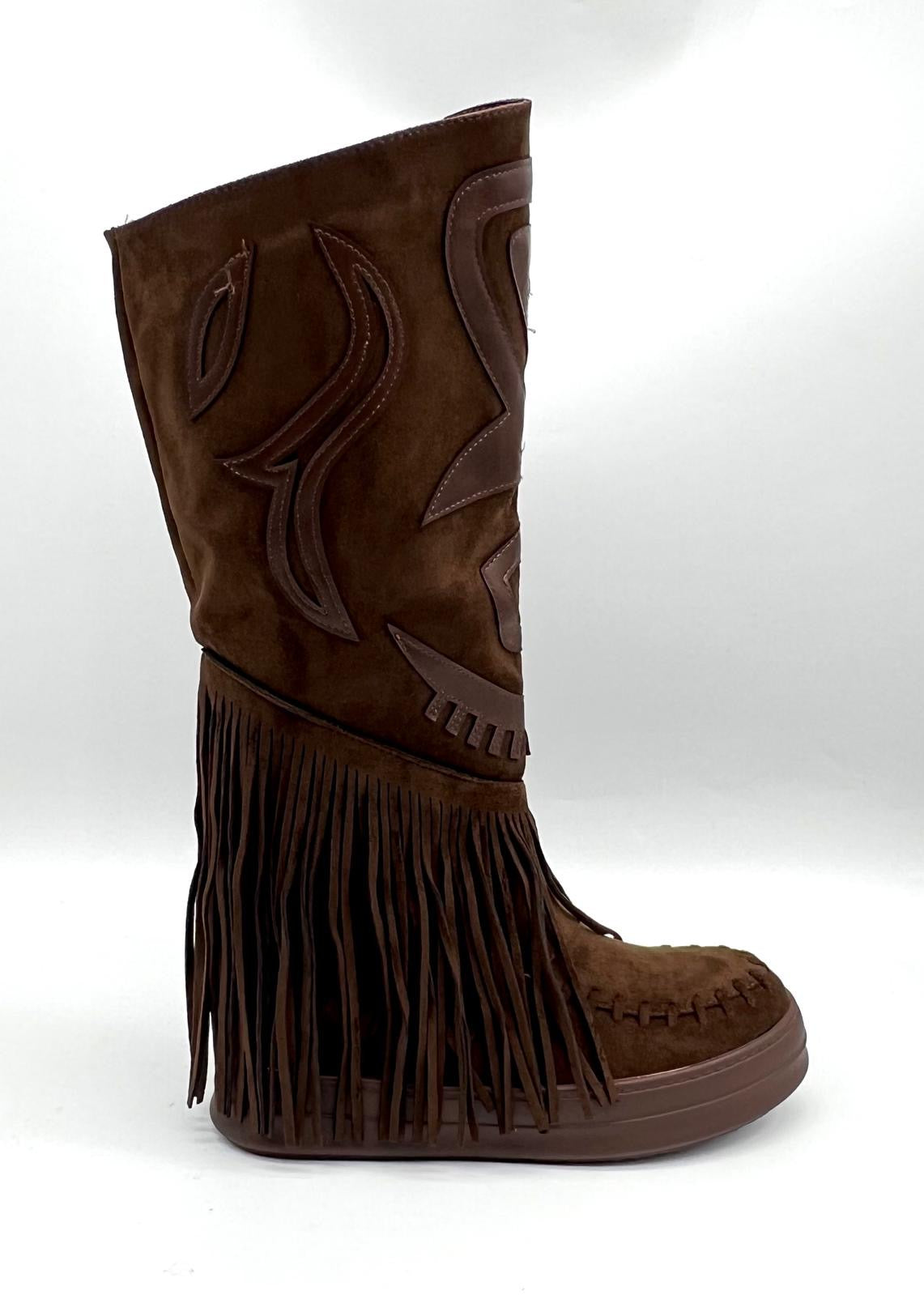 Boots Fringe/ brown
