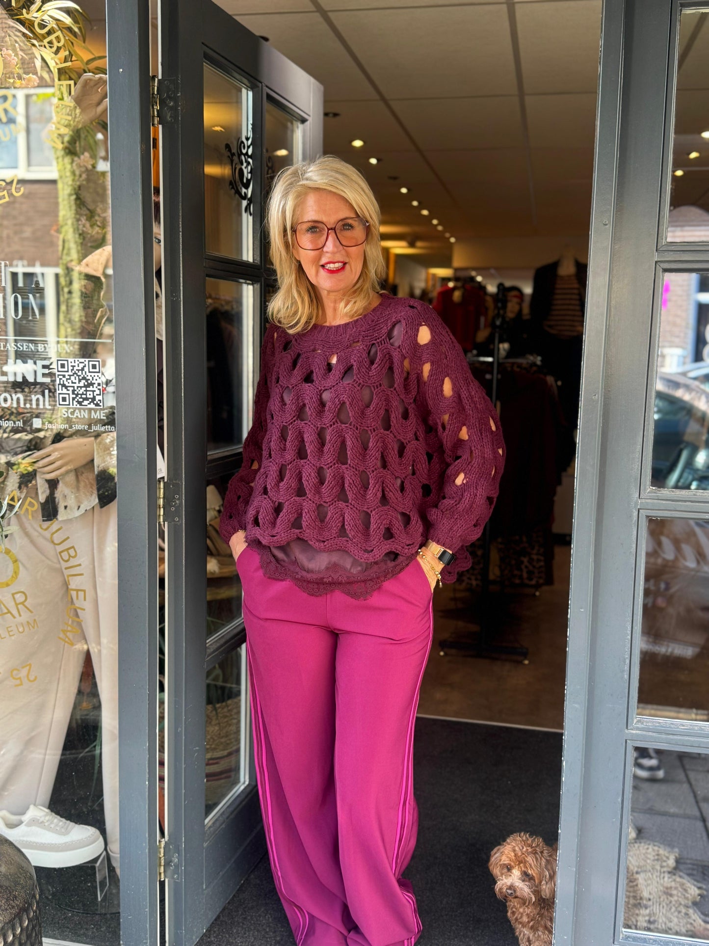 Trui Breezy/ Bordeaux