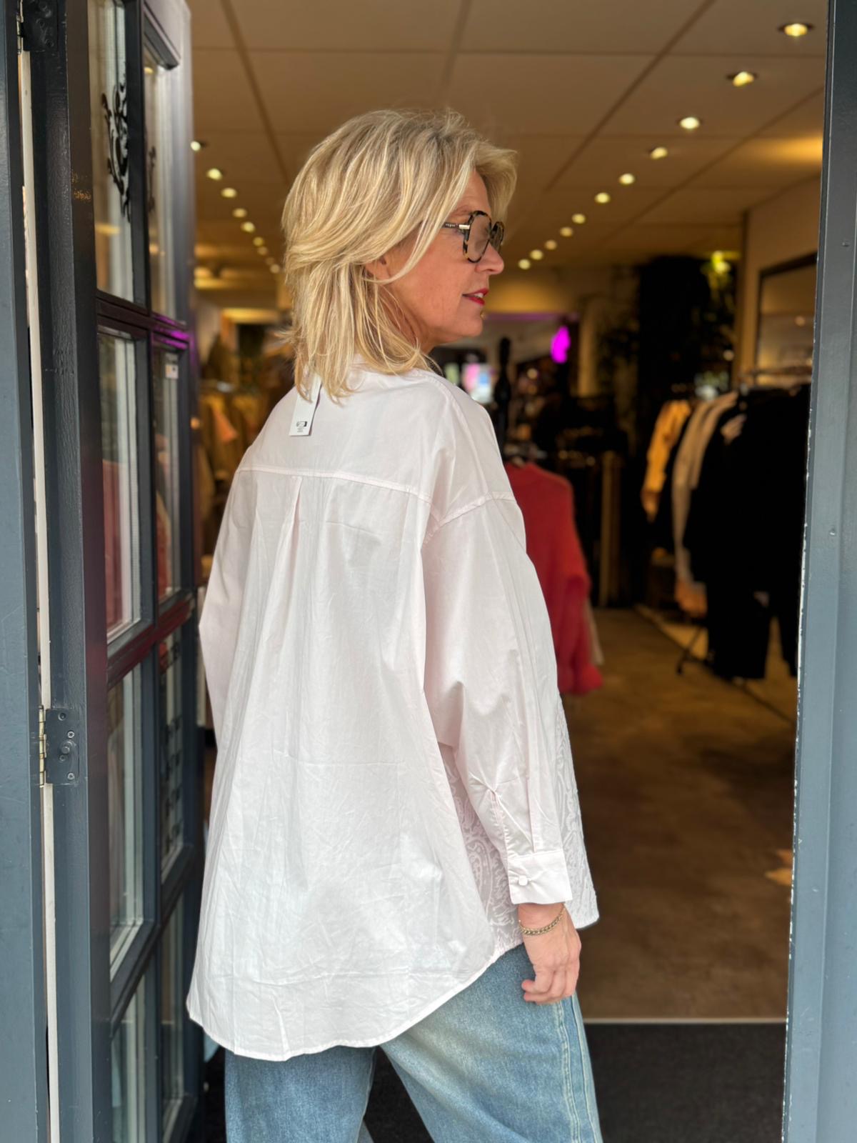 Blouse Libre Lace/ baby roze