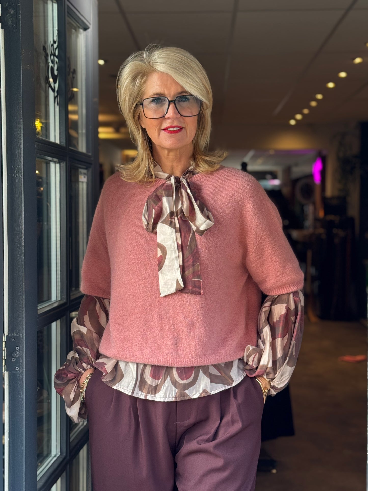 Blouse Marty/ Roze