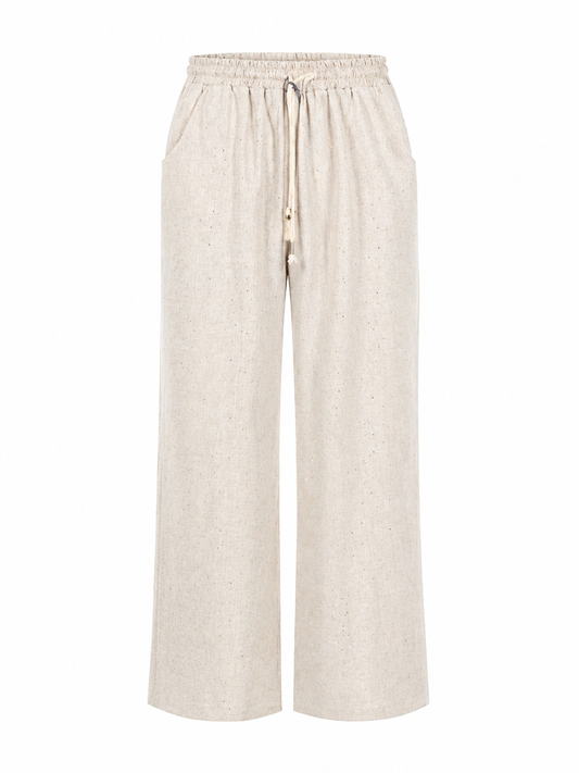 Broek✨Joyce/ linnen beige