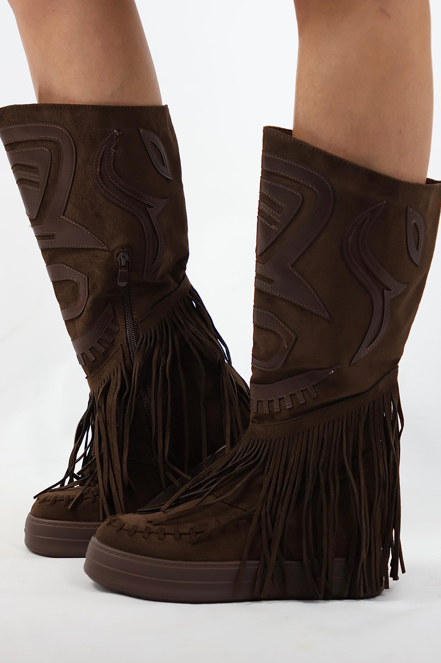 Boots Fringe/ brown