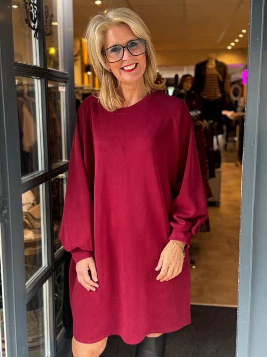 Sweatdress Lounge/Bordeaux