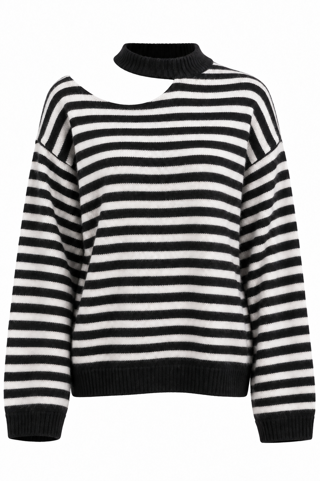 Trui Stripe/ zwart-wit