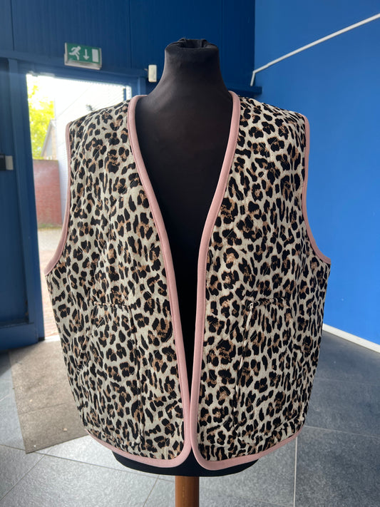 Gilet Panther/ roze