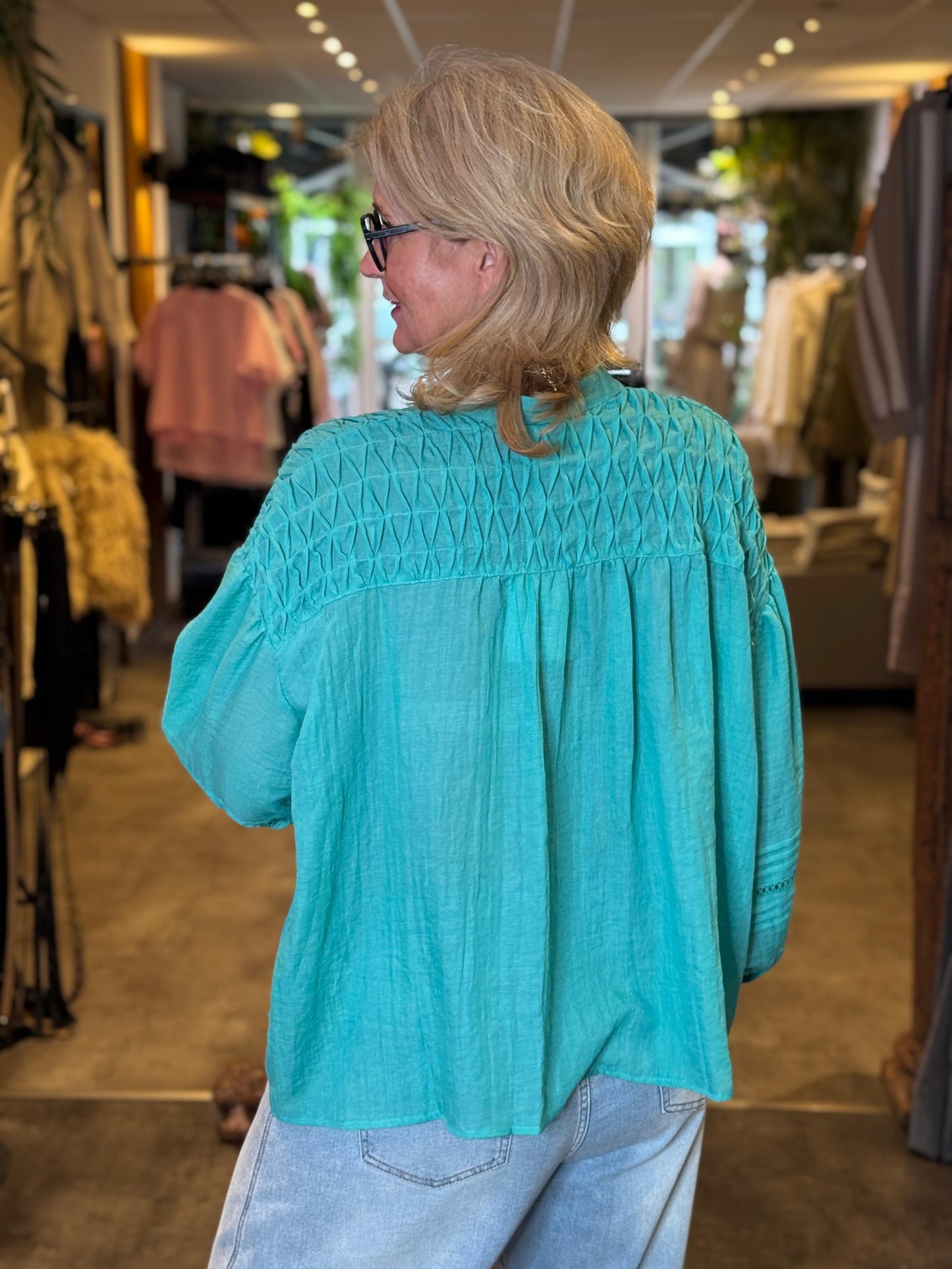 Blouse Brady/ Turquoise