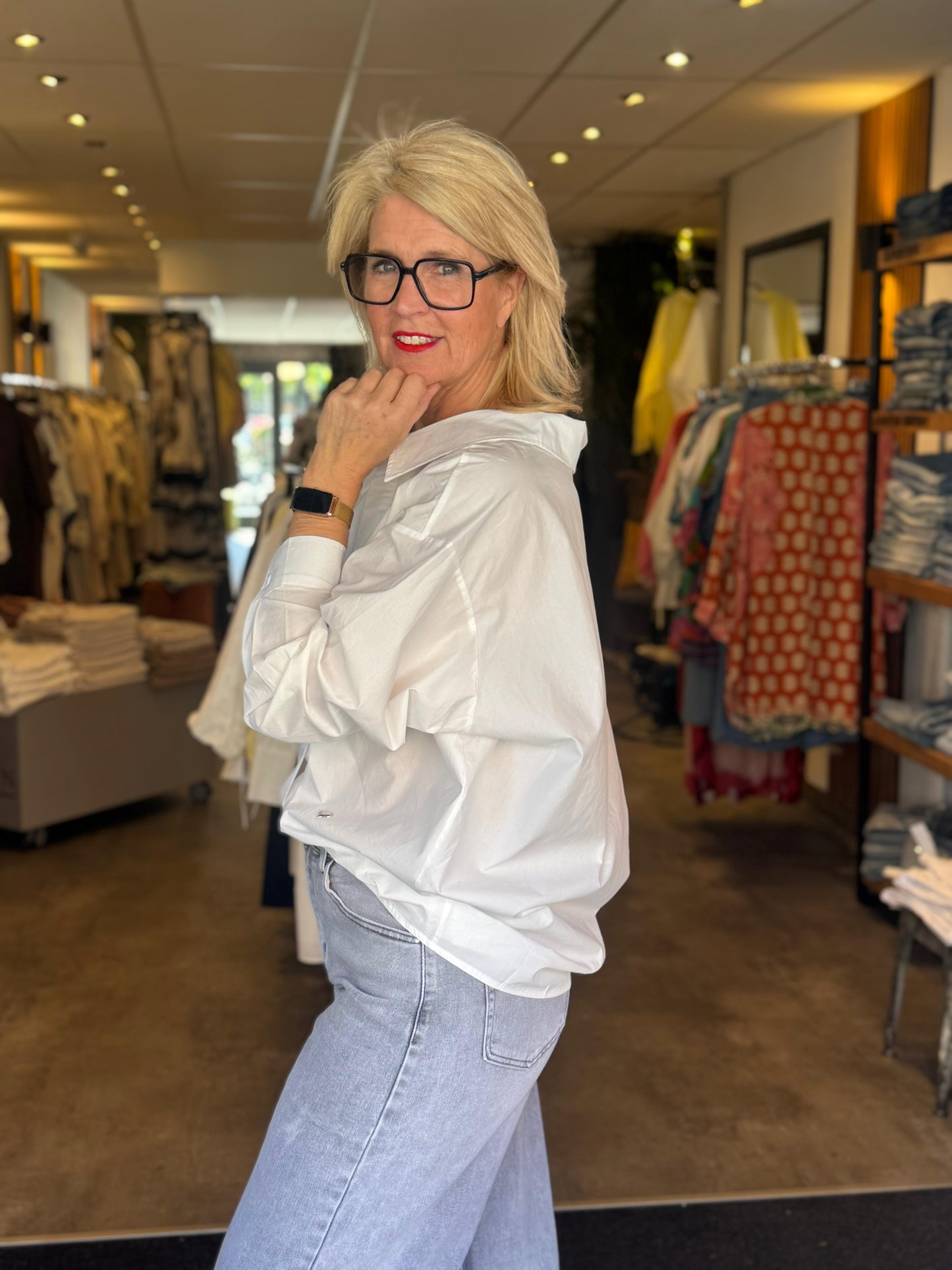 Blouse Love/ wit