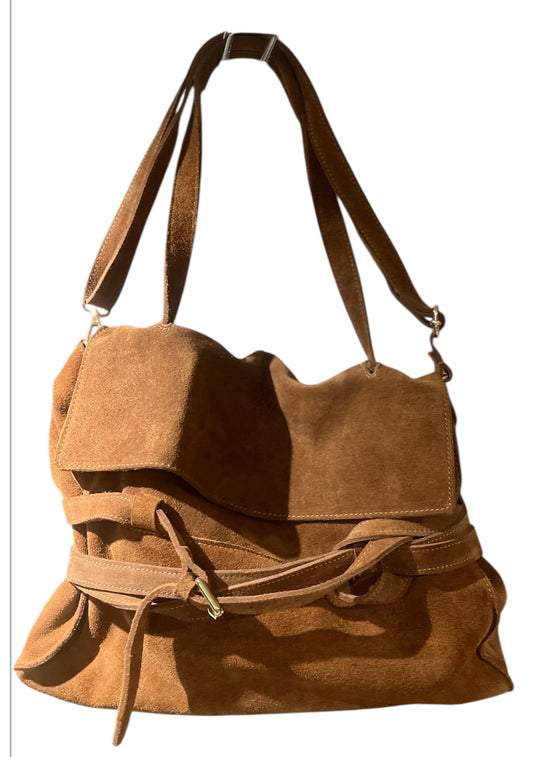 Tas suède/ Camel