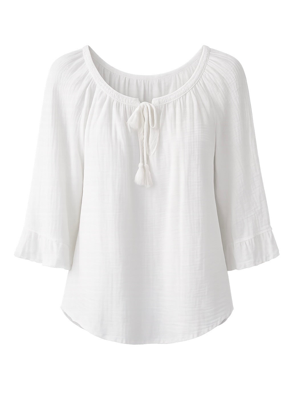 Blouse Demi/ wit