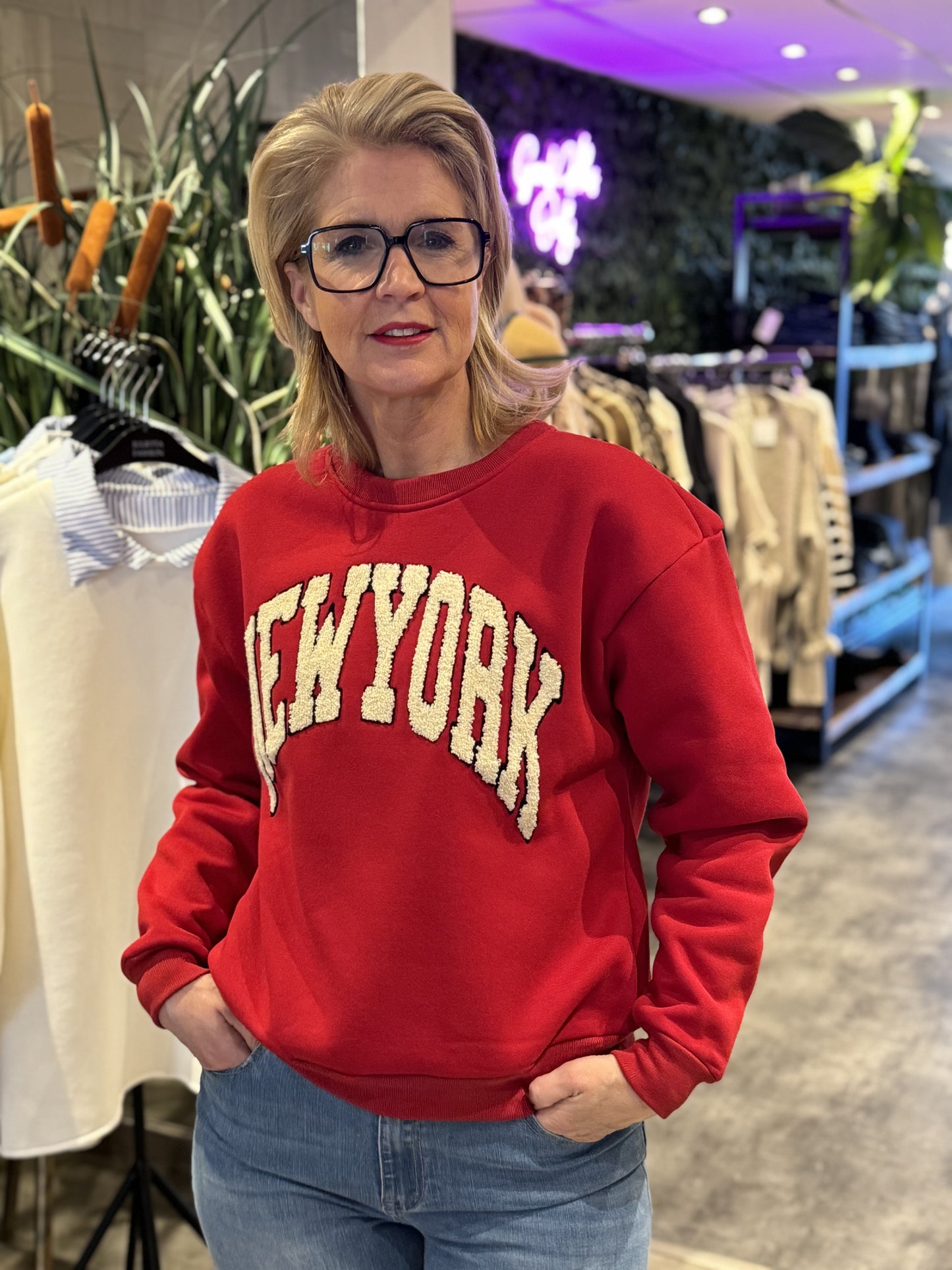 Sweater New York | Red