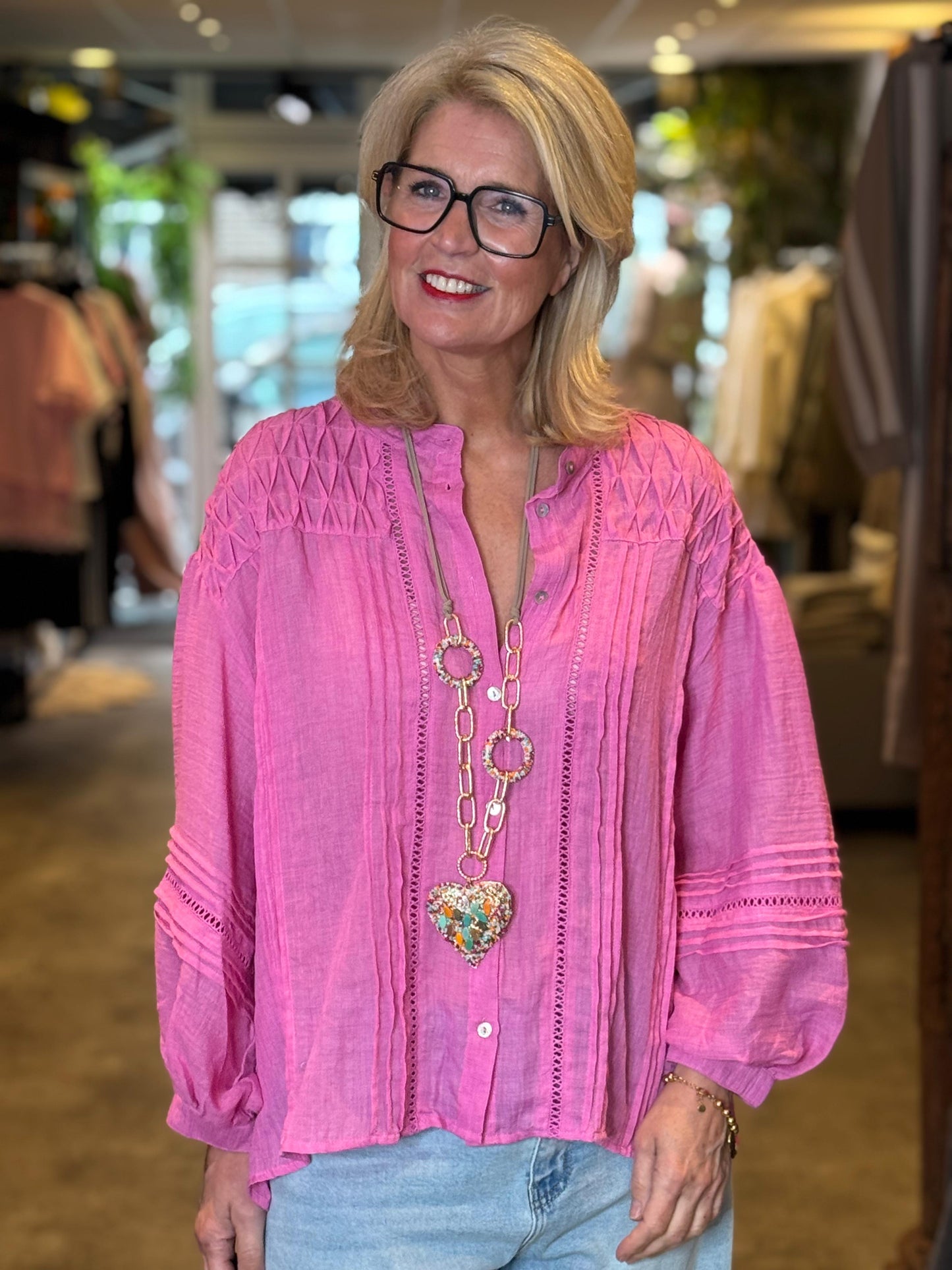 Blouse Brady/ Roze