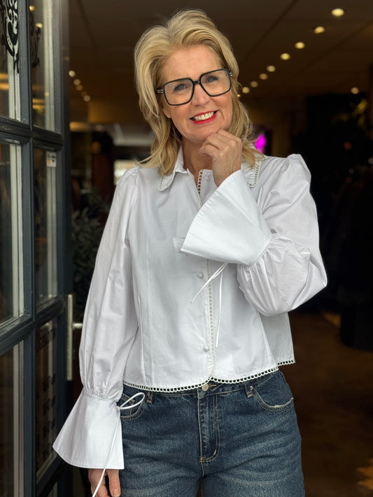 Blouse JD/ wit