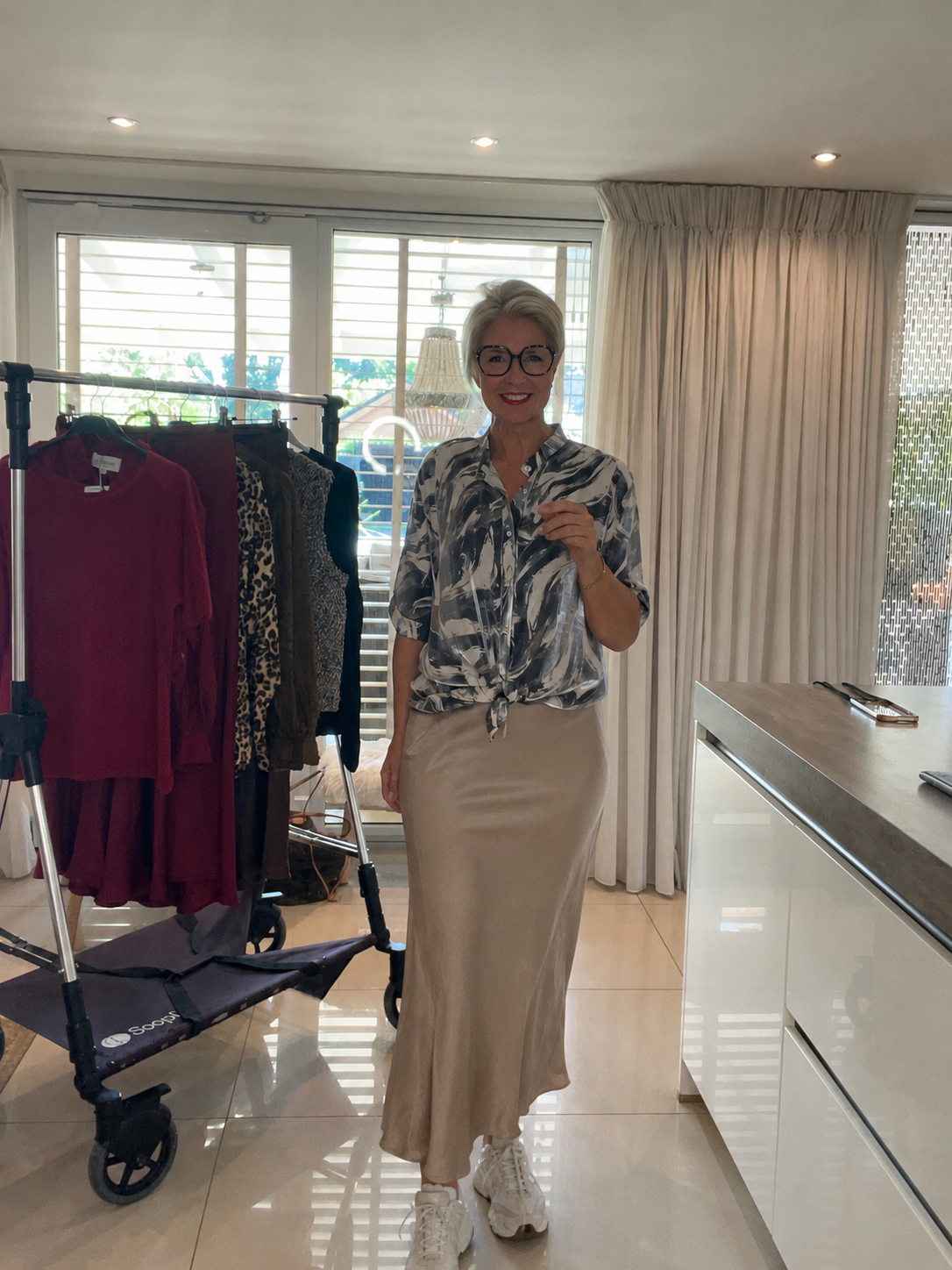 Blouse  Bianca Print
