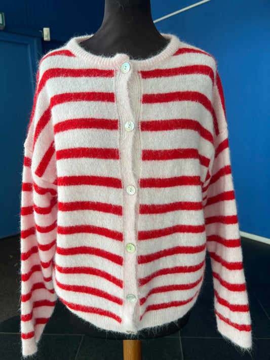 Vest streep /rood