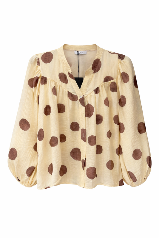 Blouse DOT/ geel