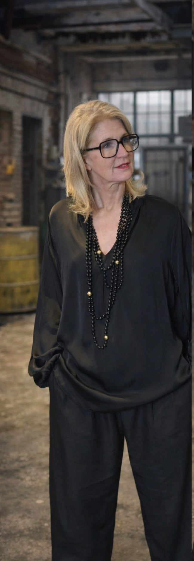 Blouse BasicChice/ Zwart