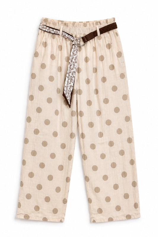 Broek Dot/ Linnen