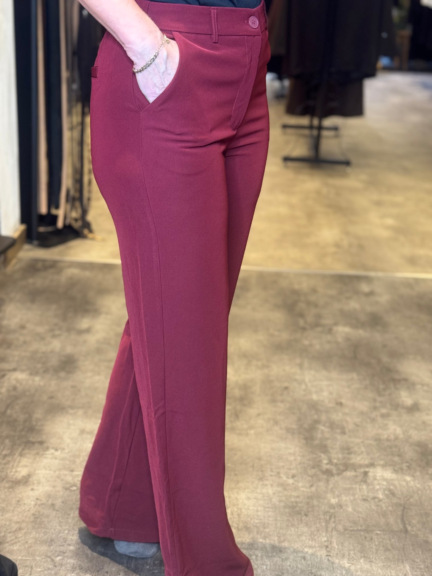 Pantalon Azzurro/ Bordeaux