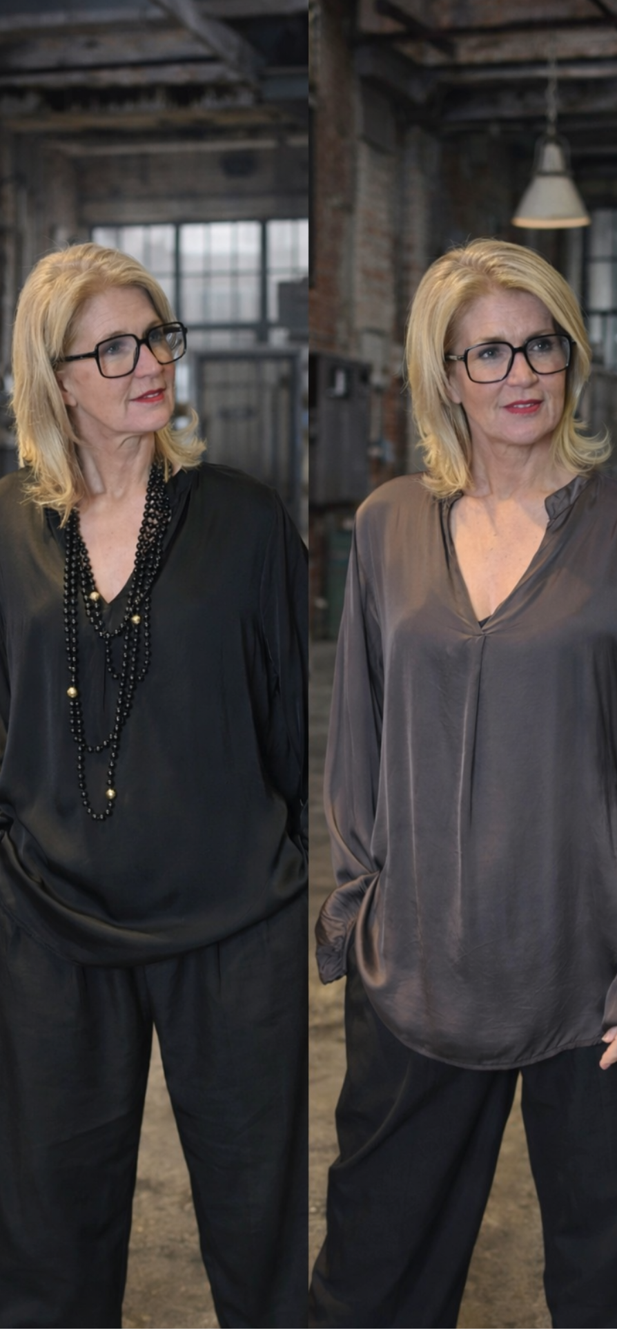 Blouse BasicChice/ Zwart