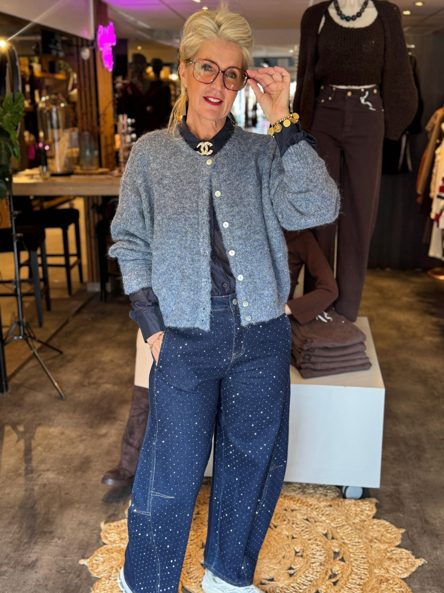 Vest Lili🌼Lala/ Denim Blue