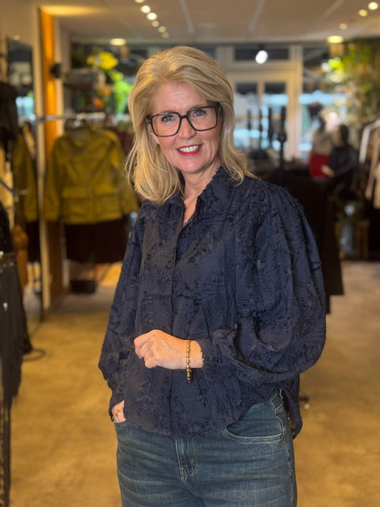 Blouse Azzurro/ D Blauw