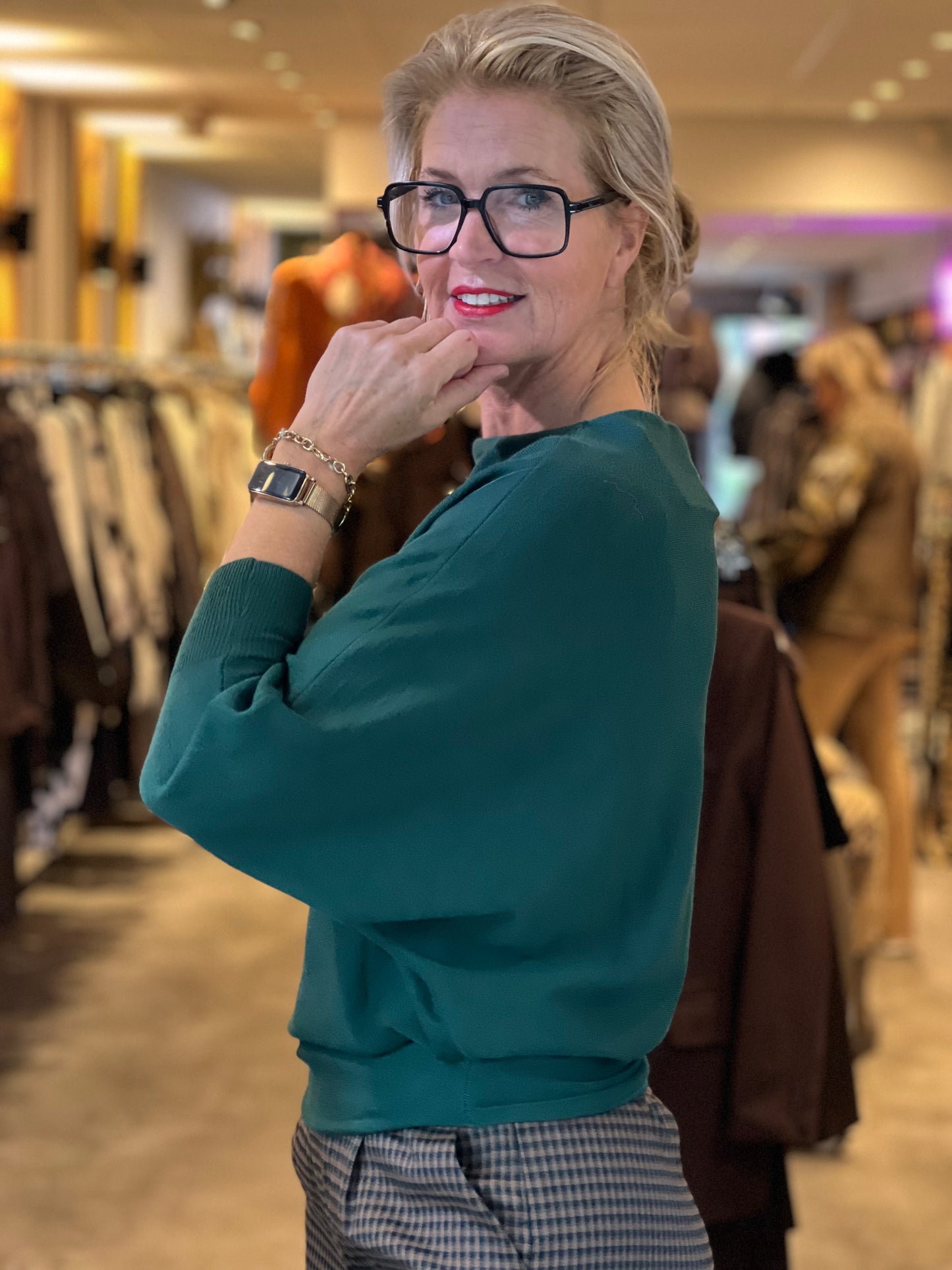 Trui Vlinder/ Flessen Groen