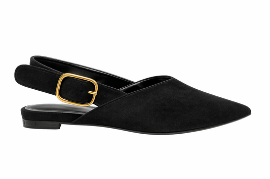 Slingback/ zwart