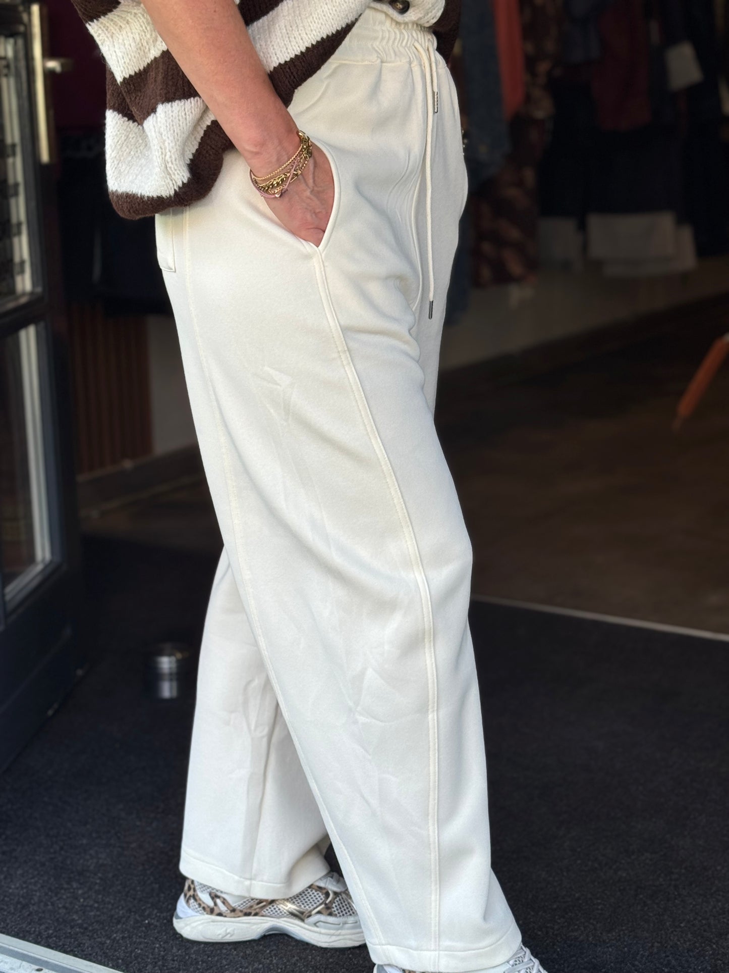 Broek Barrel Comphy / Wolwit