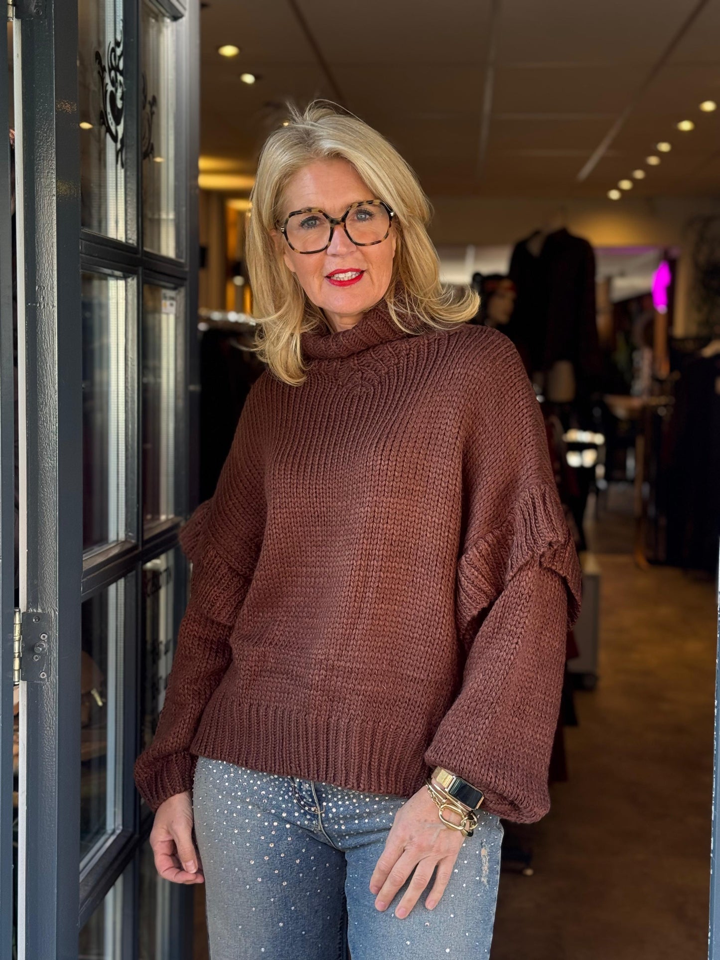 Trui Eterna Knit/ Bruin