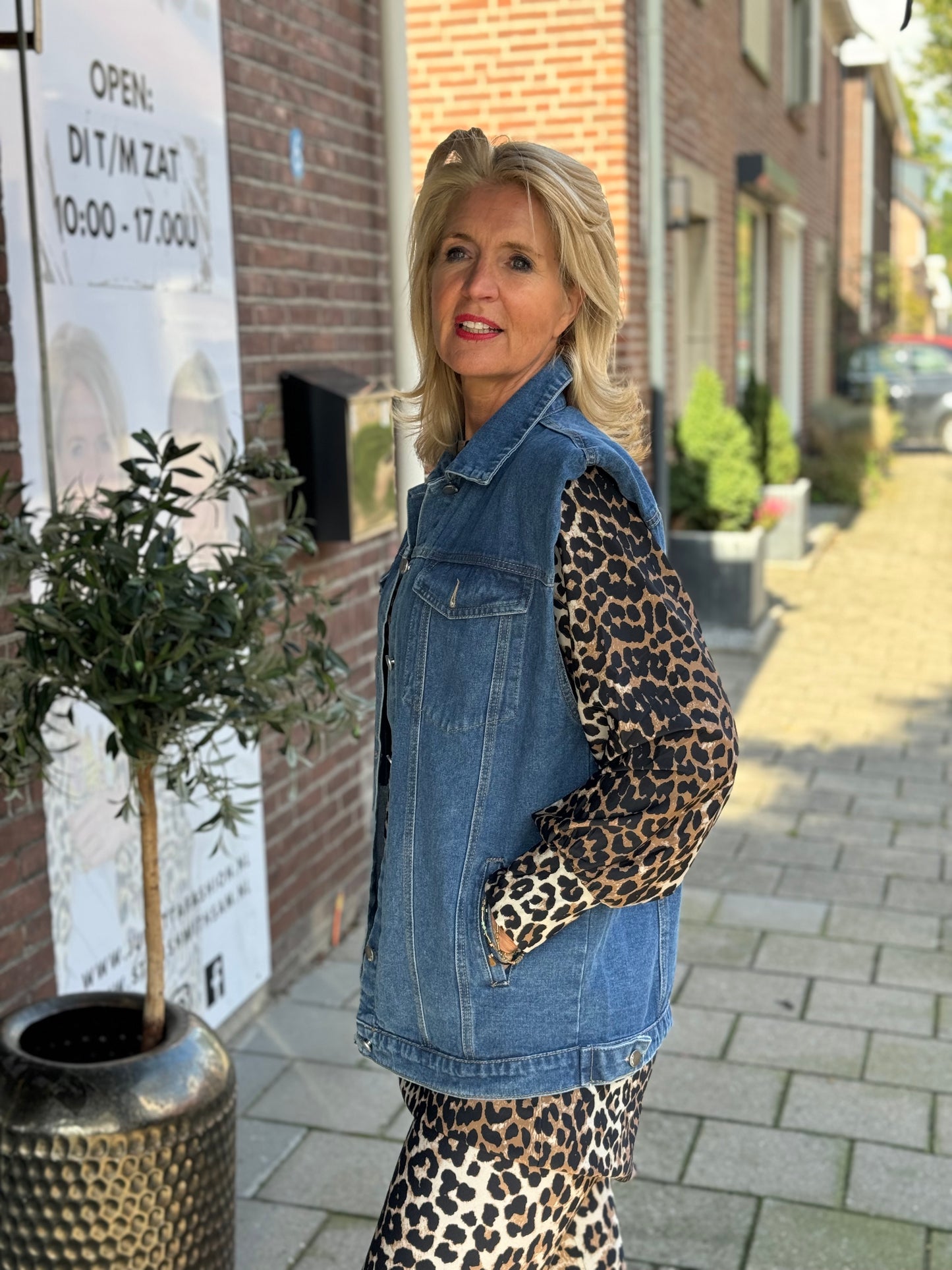 Gilet Mochy / jeans