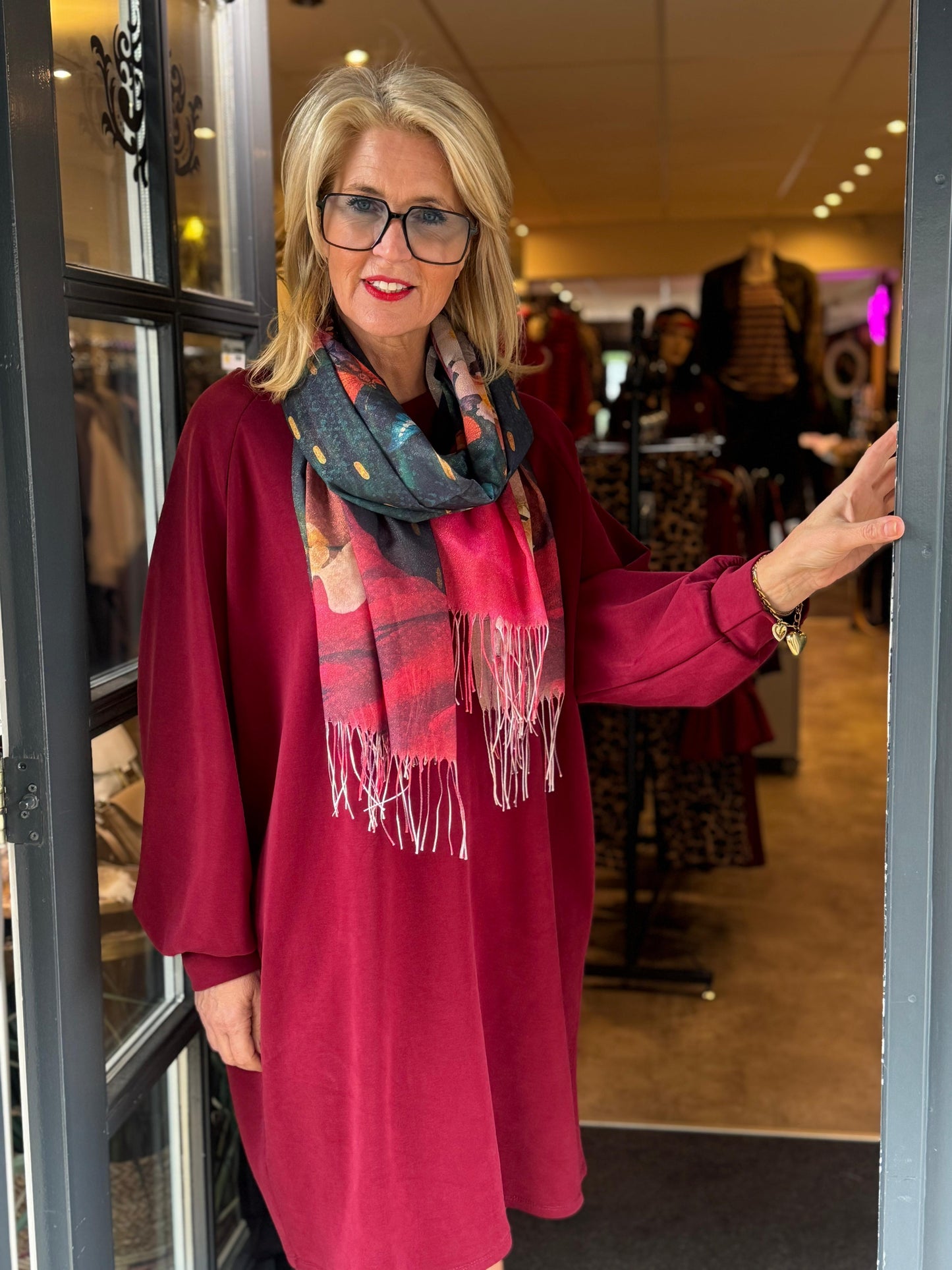 Sweatdress Lounge/Bordeaux