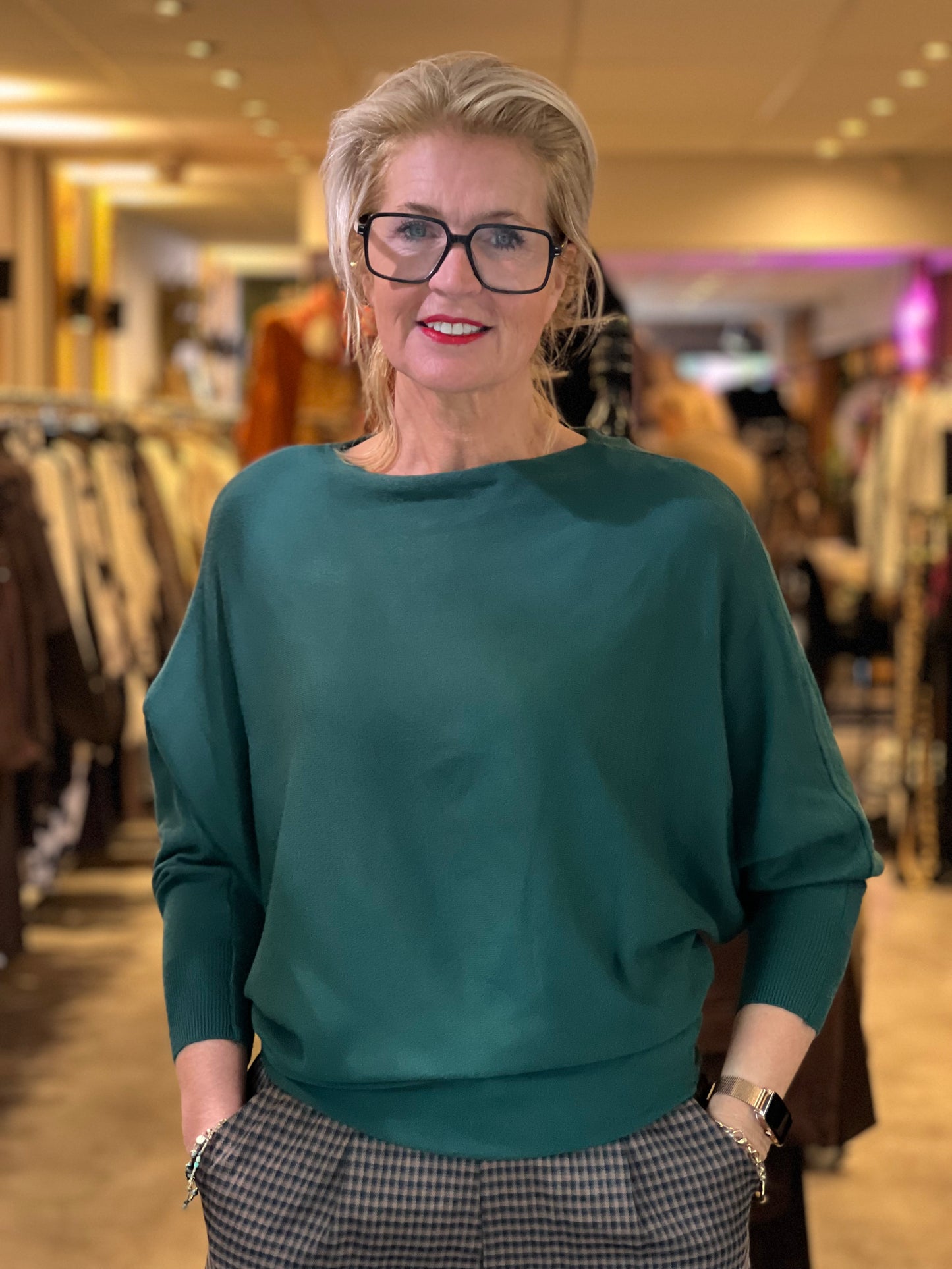 Trui Vlinder/ Flessen Groen