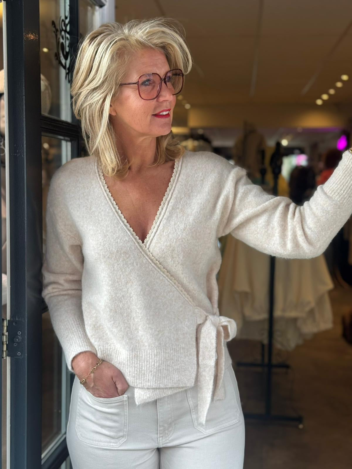 Vestje Wrap/ Beige