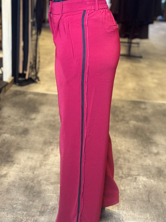 Pantalon Bies/ Wijn Rood