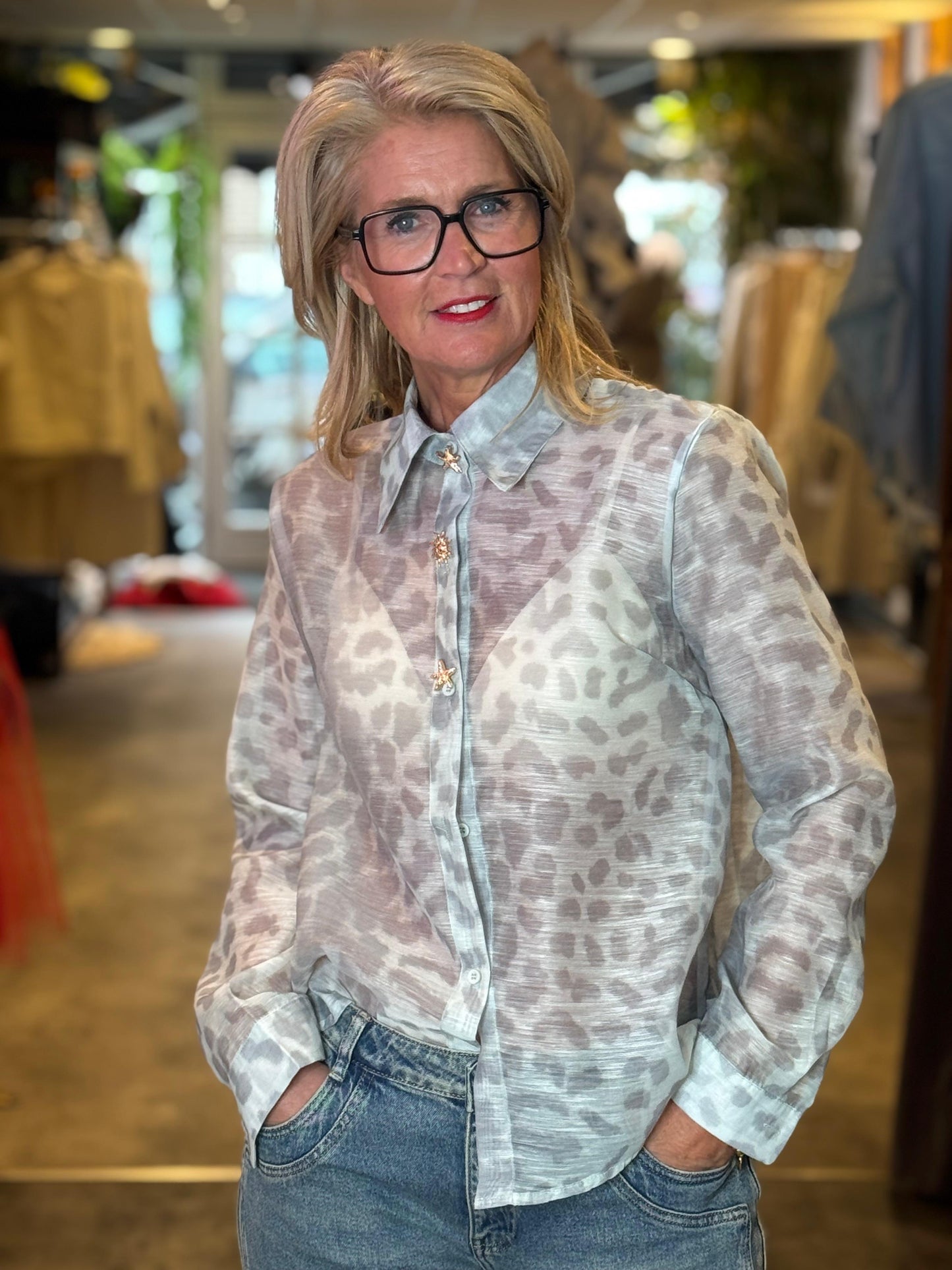 Blouse Savannah/ Zee Groen