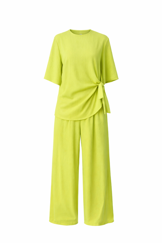 2-Delig set Azzuro/ Lime