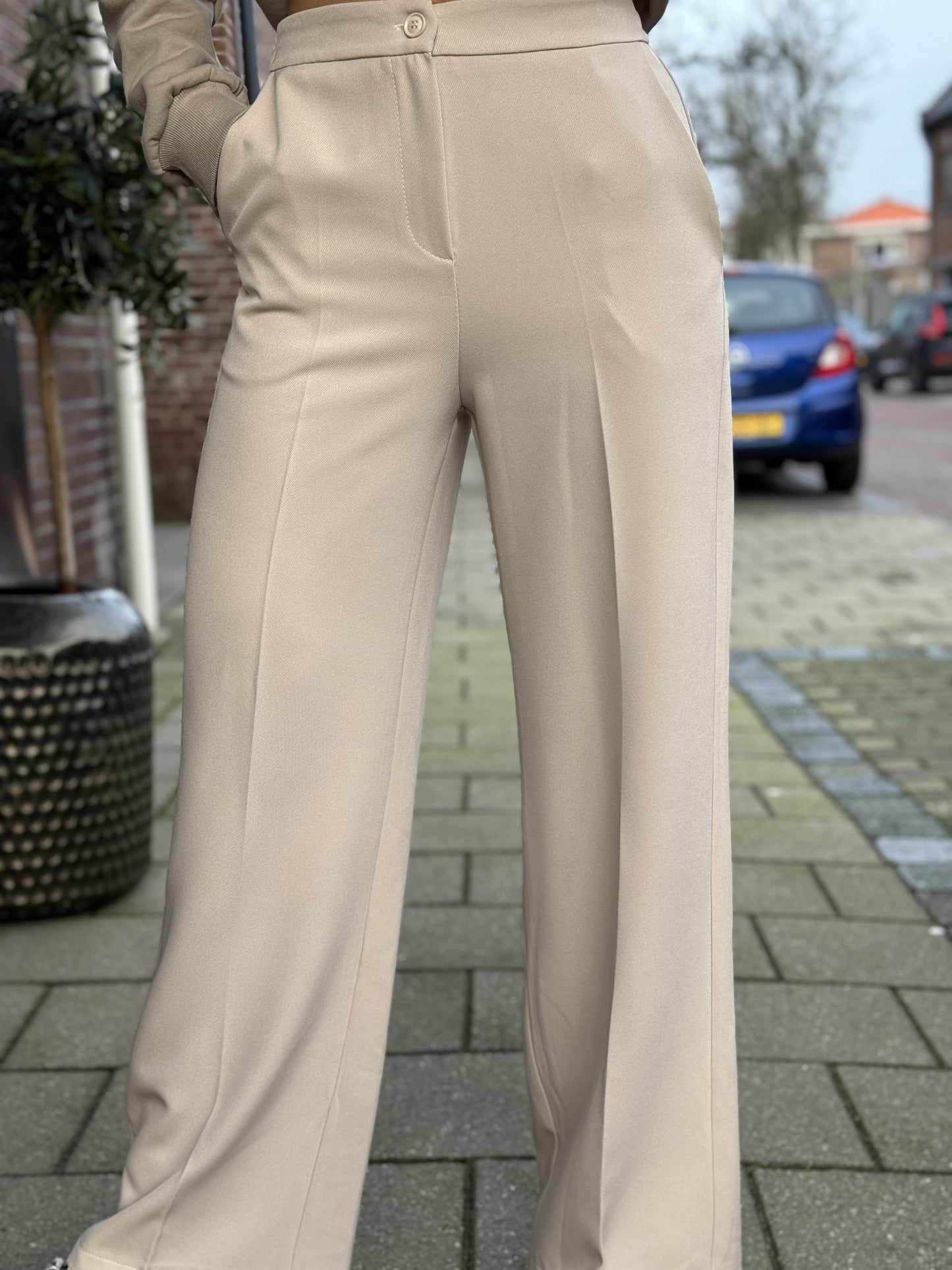 Pantalon Stacy | Creme