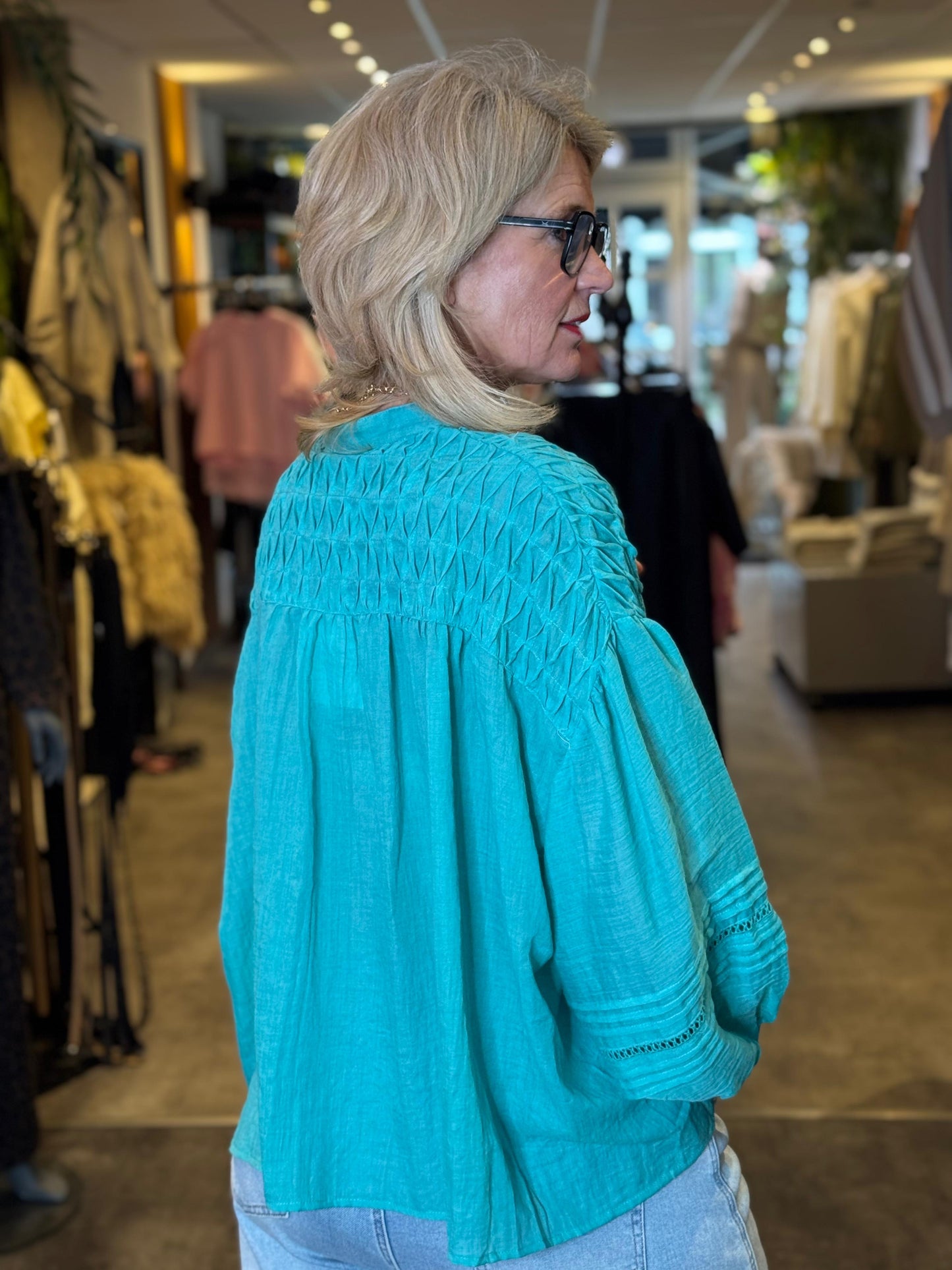 Blouse Brady/ Turquoise