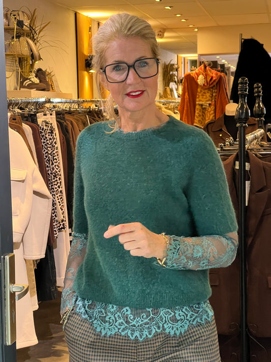 Trui Abby/ Flessen Groen