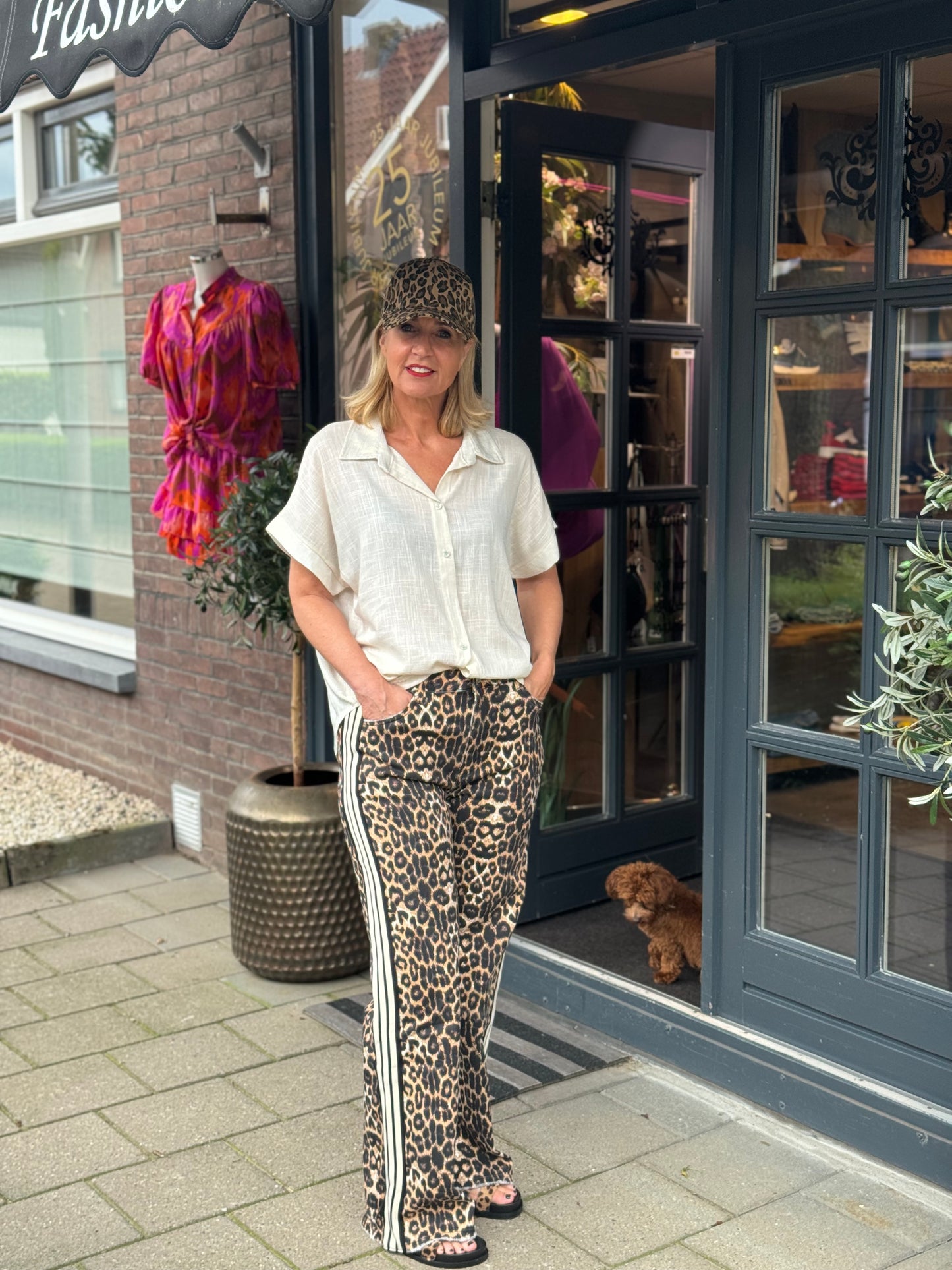 Queen Hearts | Leopard Wide Leg